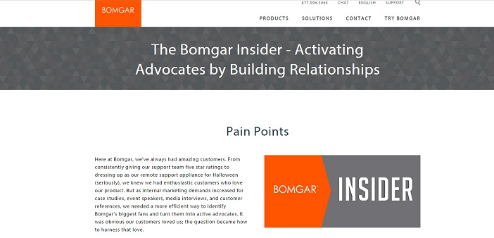 Bomgar Award-winning blog